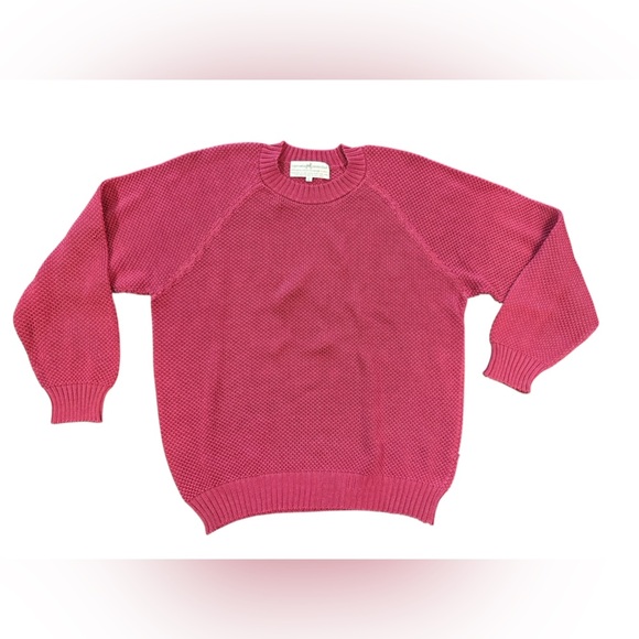 Vintage Peruvian Connection Hand Knitted Cotton Sweater Size Large - Picture 1 of 7